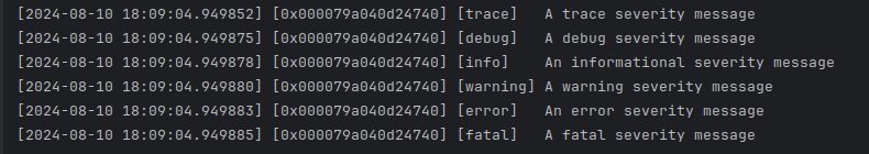 Basic logging